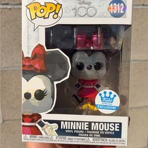 Funko POP!  Minnie Mouse FACETED #1312 Disney 100th Anniversary